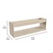 Flash Furniture Bright Beginnings Modular Wood Classroom Open Storage Unit w/ Upper Shelf, Raised Edges, Natural MK-KE24572-GG - alternate 6